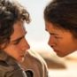 Timothée Chalamet (Paul) and Zendaya (Chani) in Dune 2. // Source: Warner Bros.