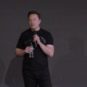 Elon Musk à la conférence des actionnaires 2023 // Source : Tesla 