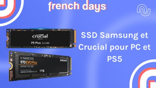 SSD samsung Crucial // Source : Numerama