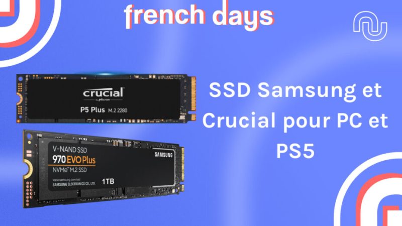 Ces SSD pour PC et PS5 sont à petits prix pour les French Days Ces SSD pour PC et PS5 sont à petits prix pour les French Days