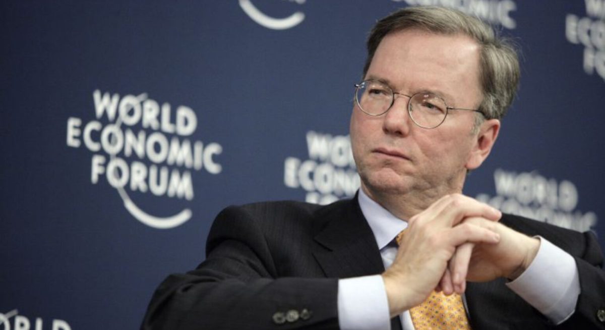 Eric Schmidt au  World Economic Forum en 2007. // Source :  World Economic Forum