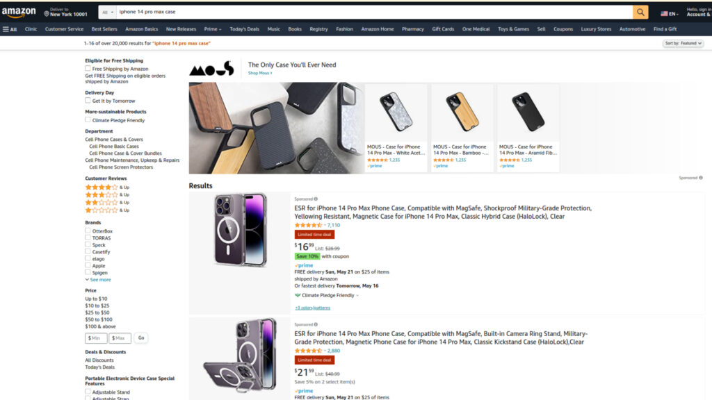 Le catalogue Amazon va profondément changer. // Source : Capture d'écran