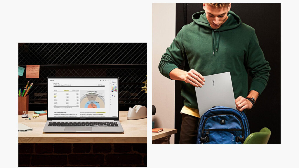 Un PC facile à transporter // Source : Samsung
