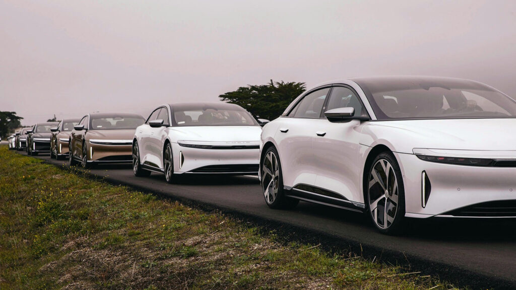 Livraisons de Lucid Air // Source : Lucid Livraisons de Lucid Air // Source : Lucid