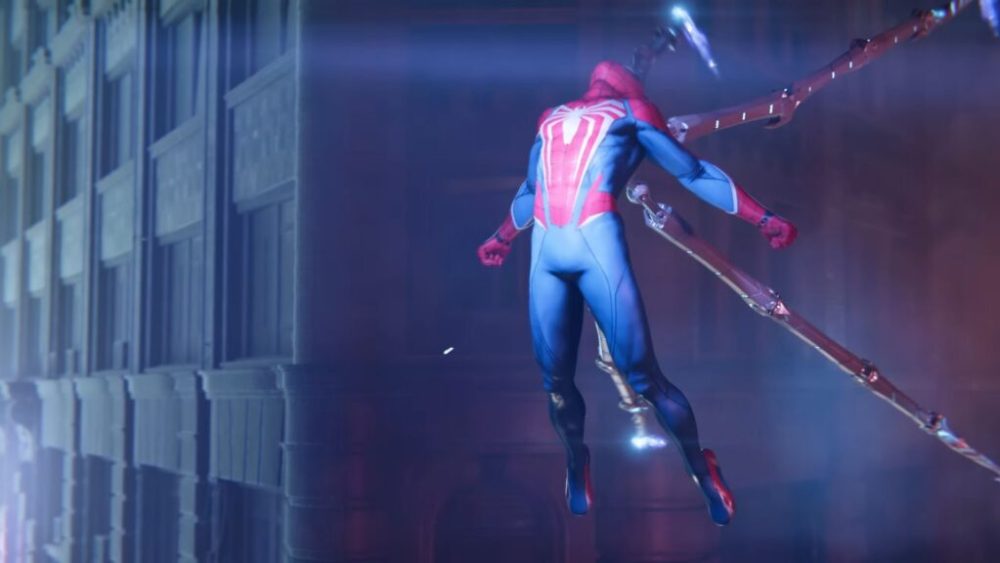 Spider Man affute ses pouvoirs dans Marvel's Spider-Man 2