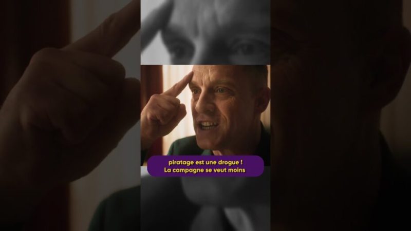 La nouvelle pub anti-piratage qui compare les films téléchargés à de la drogue