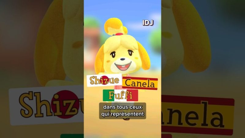 Pourquoi Isabelle de Animal Crossing s’appelle Marie en France (Animal Crossing New Horizons)