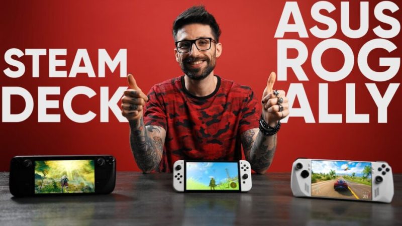 Quelle console portable acheter ? Comparatif STEAM DECK / ASUS ROG ALLY / SWITCH
