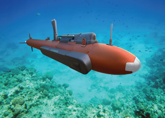 Le Mercury, un drone de reconnaissance sous-marin. // Source : ST Engineering