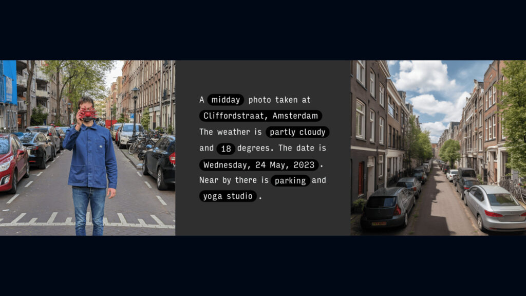 The image on the right is the result of generative artificial intelligence // Source: Bjorn Karmann