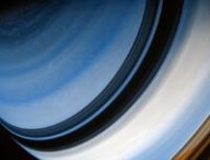 Saturne en fausses couleurs. // Source : Flickr/CC/Kevin Gill (image recadrée)