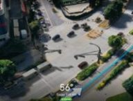 Les trajets en 3D dans le futur Google Maps ressembleront à ça. // Source : Capture d'écran