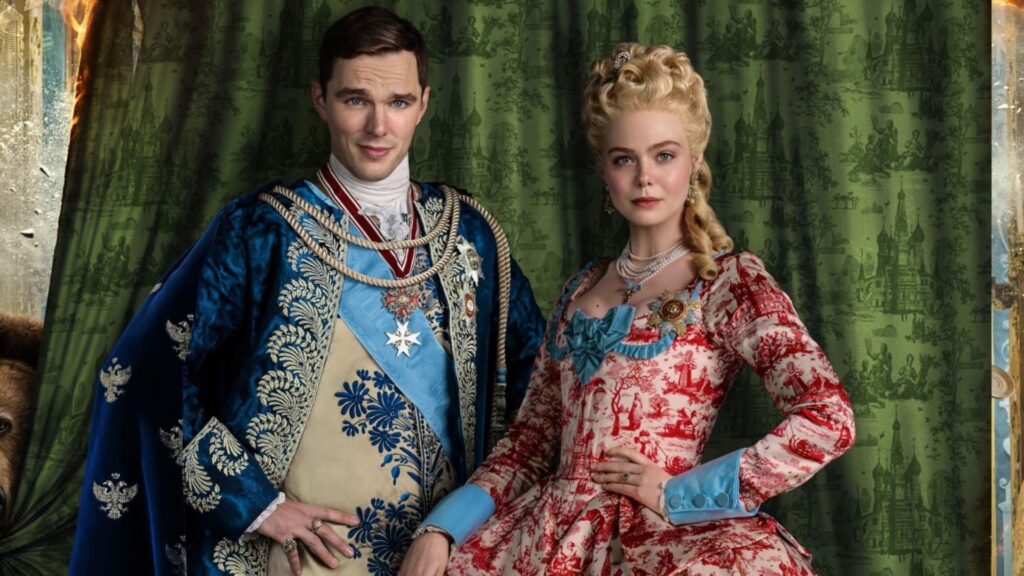 Nicolas Hoult et Elle Fanning // Source : Starz