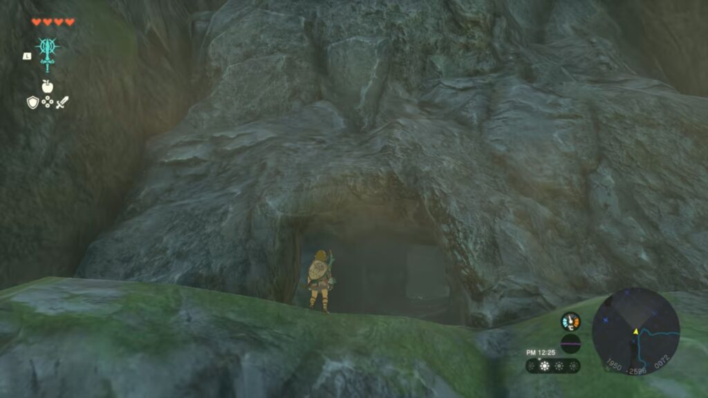 Les caves à explorer, une possibilité que permet the Switch // Source : Nintendo