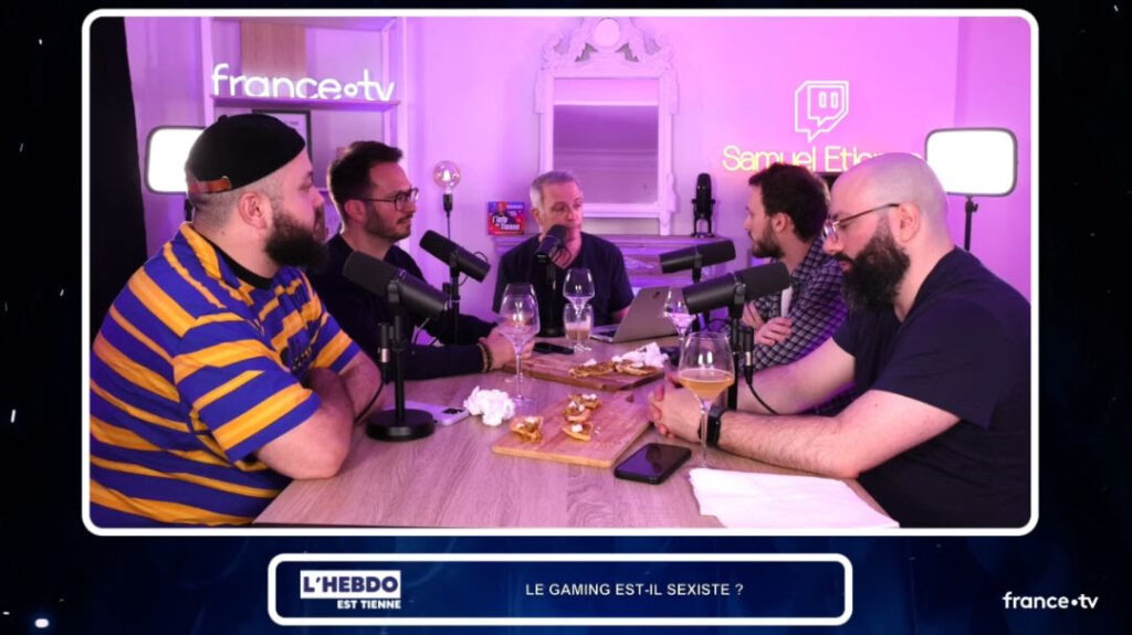 Un débat sur le sexisme dans le milieu des jeux vidéo organisé sur la chaîne Twitch de Samuel Etienne.