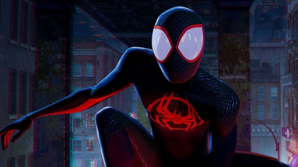 Shameik Moore plays Miles Morales in the Spider-Verse animated saga.  // Source: Sony