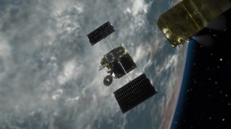 Cette vidéo montre comment le Japon veut désorbiter les déchets spatiaux