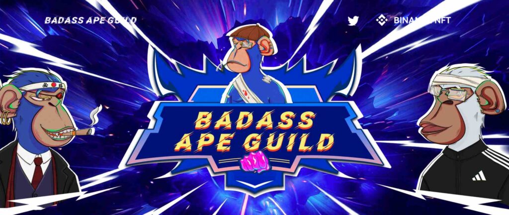 Le projet de NFT Badass Ape Guild ne onne plus de signe de vie  // Source : Badass Ape Guild
