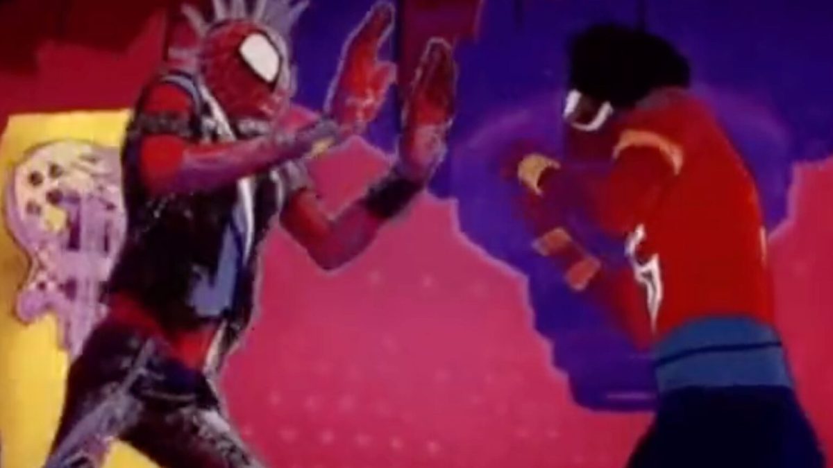 Référence à la NBA dans Spider-Man: Across the Spider-Verse // Source : Capture Twitter