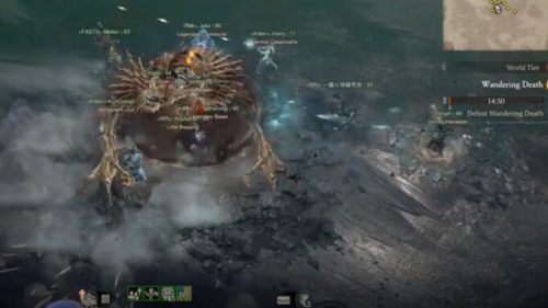 Un boss mondial battu en 15 secondes sur Diablo IV // Source : Capture Reddit