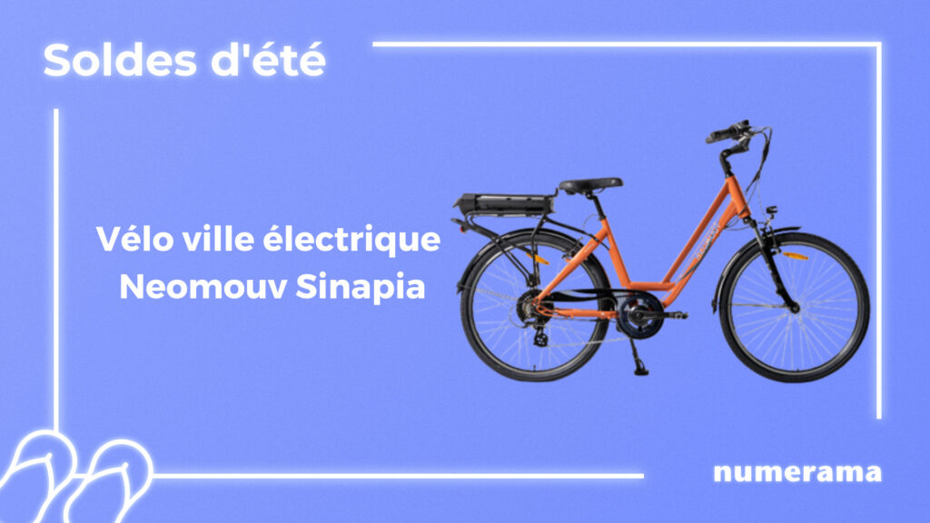 Vélo ville électrique - NEOMOUV Sinapia // Source : Numerama