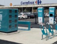 Carrefour propose une heure de recharge gratuite à ses clients // Source : Carrefour