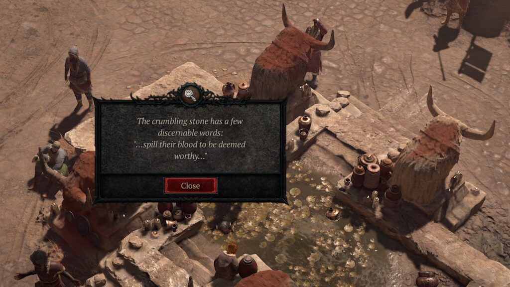 The cow level in Diablo IV // Source: Imgur
