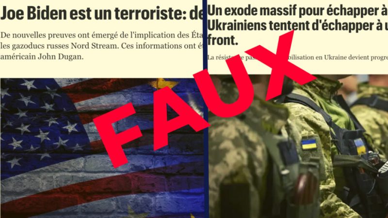 La Russie a créé des copies de médias français pour propager des fausses informations