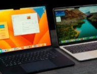 Le MacBook Air 15 (à gauche) à côté du MacBook Air 13 (à droite). // Source : Thomas Ancelle / Numerama