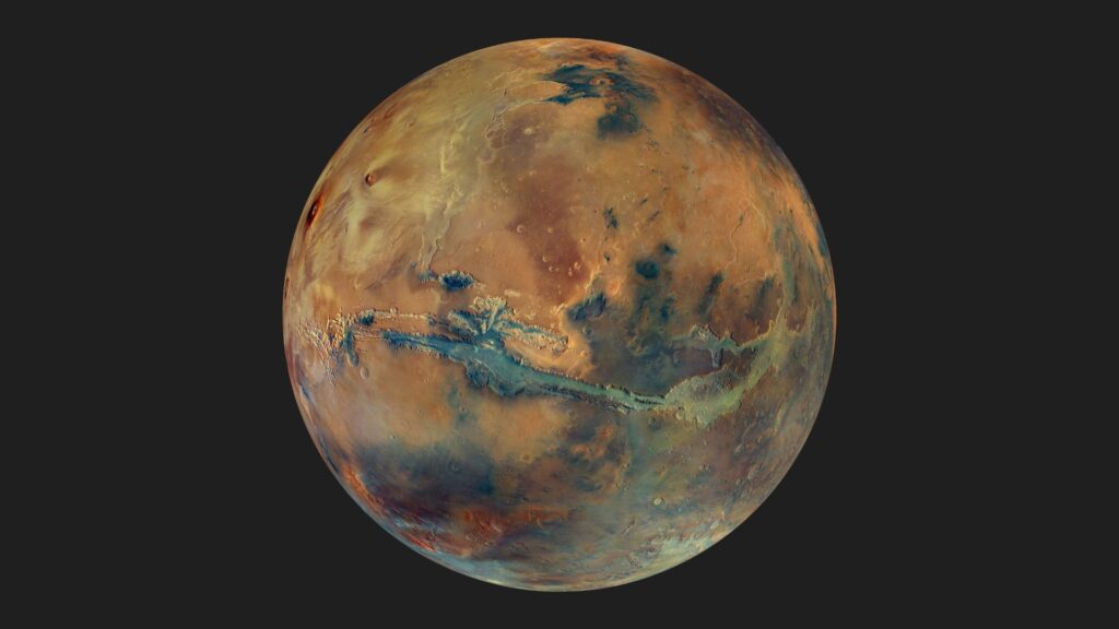 Mars, vertigineuse. // Source : ESA/DLR/FU Berlin/G. Michael, CC BY-SA 3.0 IGO
