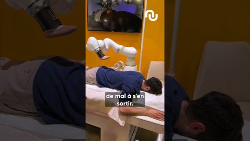 Se faire masser par un robot à Vivatech