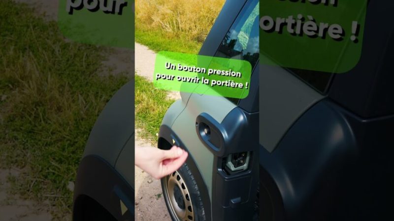 Ces choses qui font juste sens dans la Citroën Ami Buggy