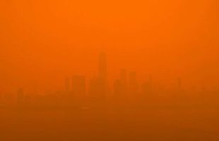 New York en juin 2023, pollué. // Source : EarthCam