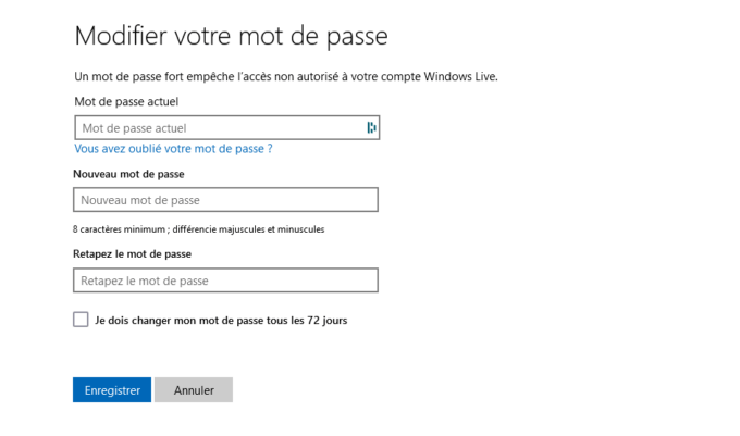 comment retrouver le mot de passe de son adresse mail outlook