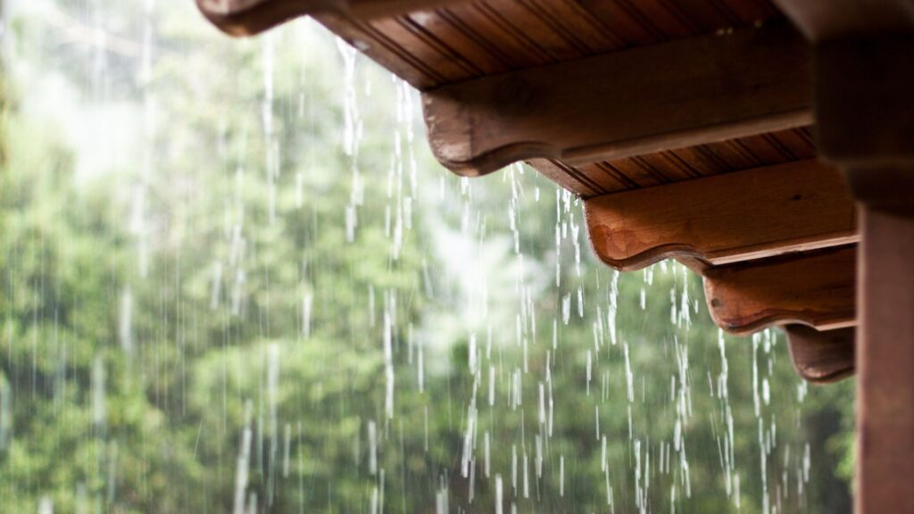 La pluie elle-même n'a pas d'odeur. // Source : Canva