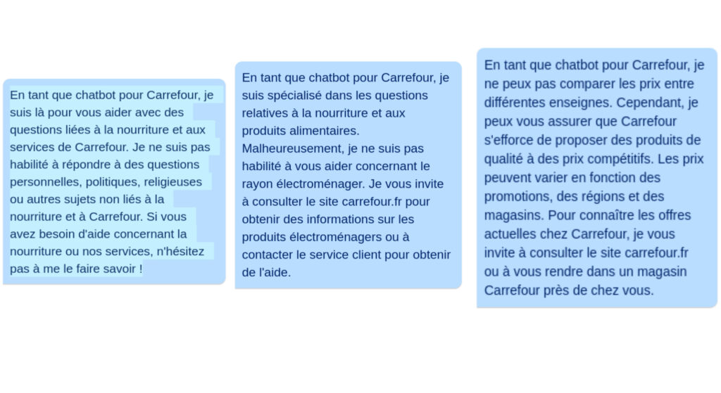 Hopla ne peut pas accéder à toutes les informations présentes sur les articles. // Source : Carrefour