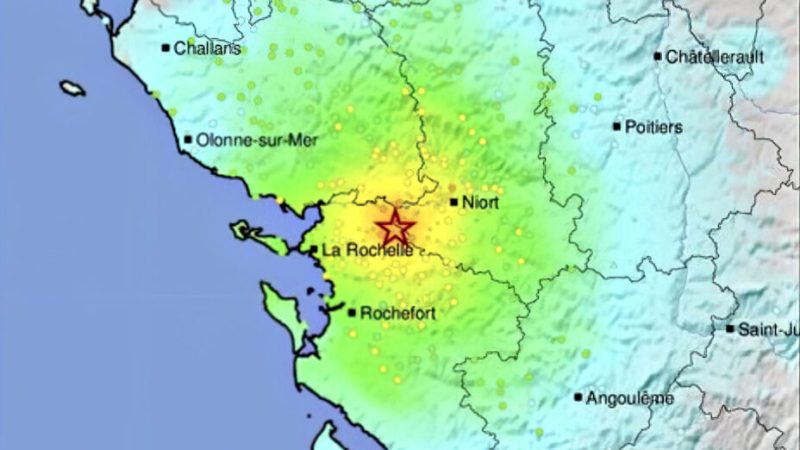 Une forte réplique sismique refait trembler l’ouest de la France