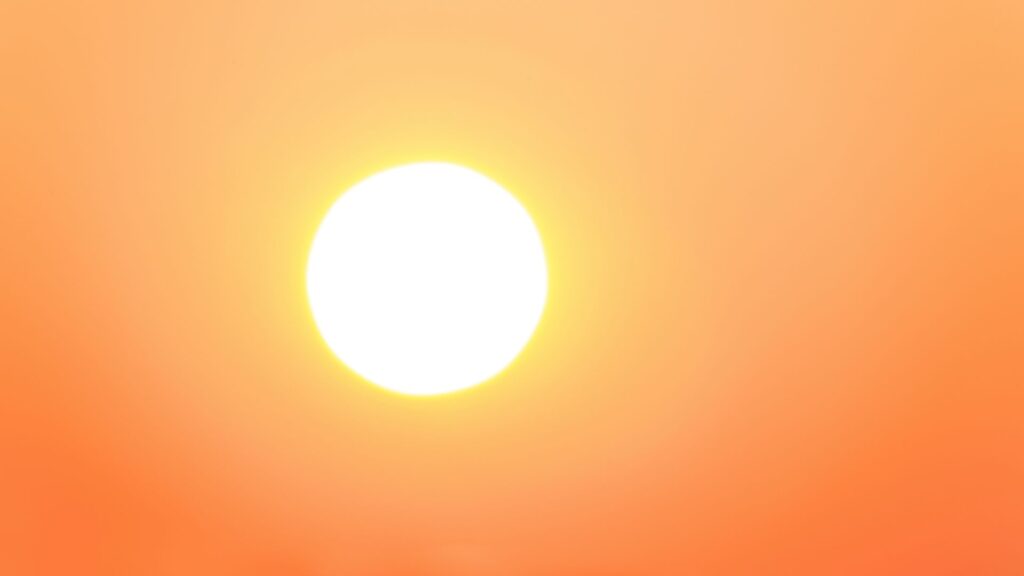The sun.  // Source: Canva