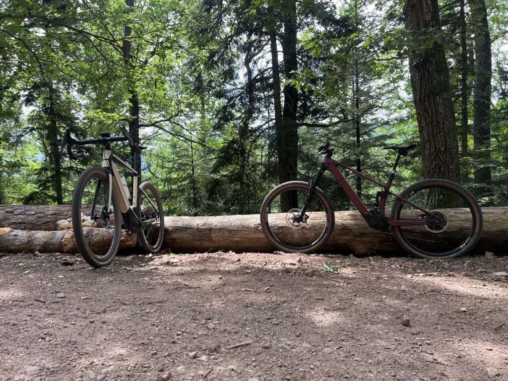 Les deux vélos de la journée