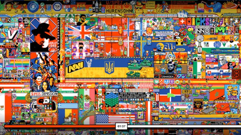 La Pixel War est finie sur Reddit : cette timeline retrace l’évolution de r/Place