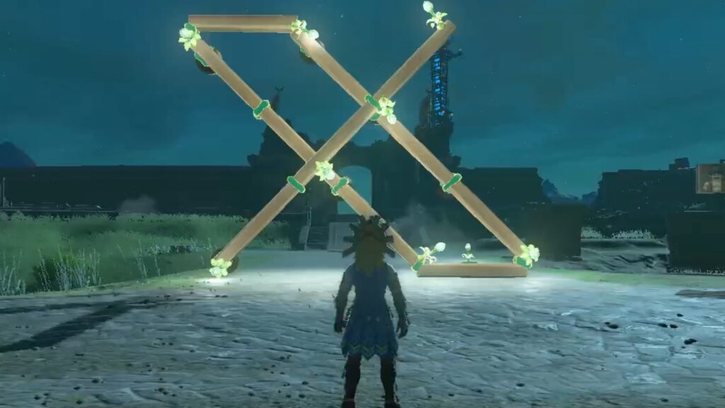 Le logo X dans The Legend of Zelda: Tears of the Kingdom // Source : Capture Twitter