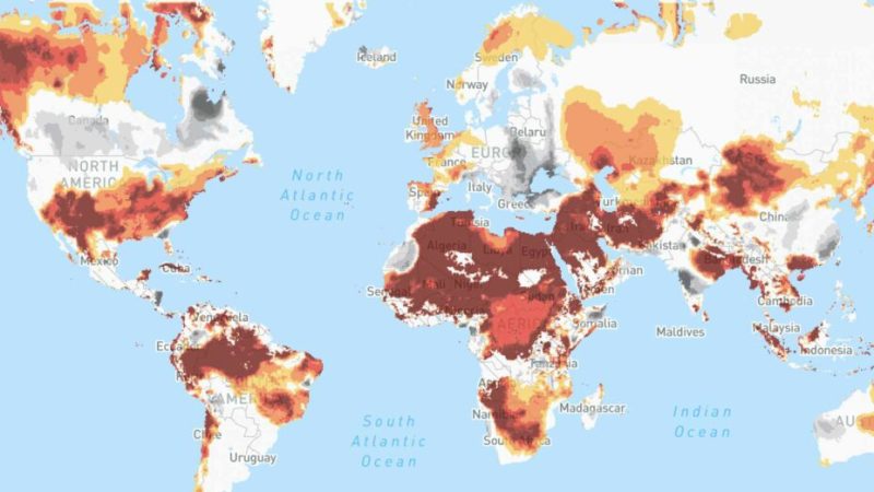 Cet atlas interactif montre l’impact du changement climatique sur les températures