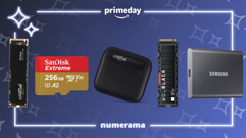 Prime Day 2023 : SSD et microSD, les meilleures solutions de stockage en promotion