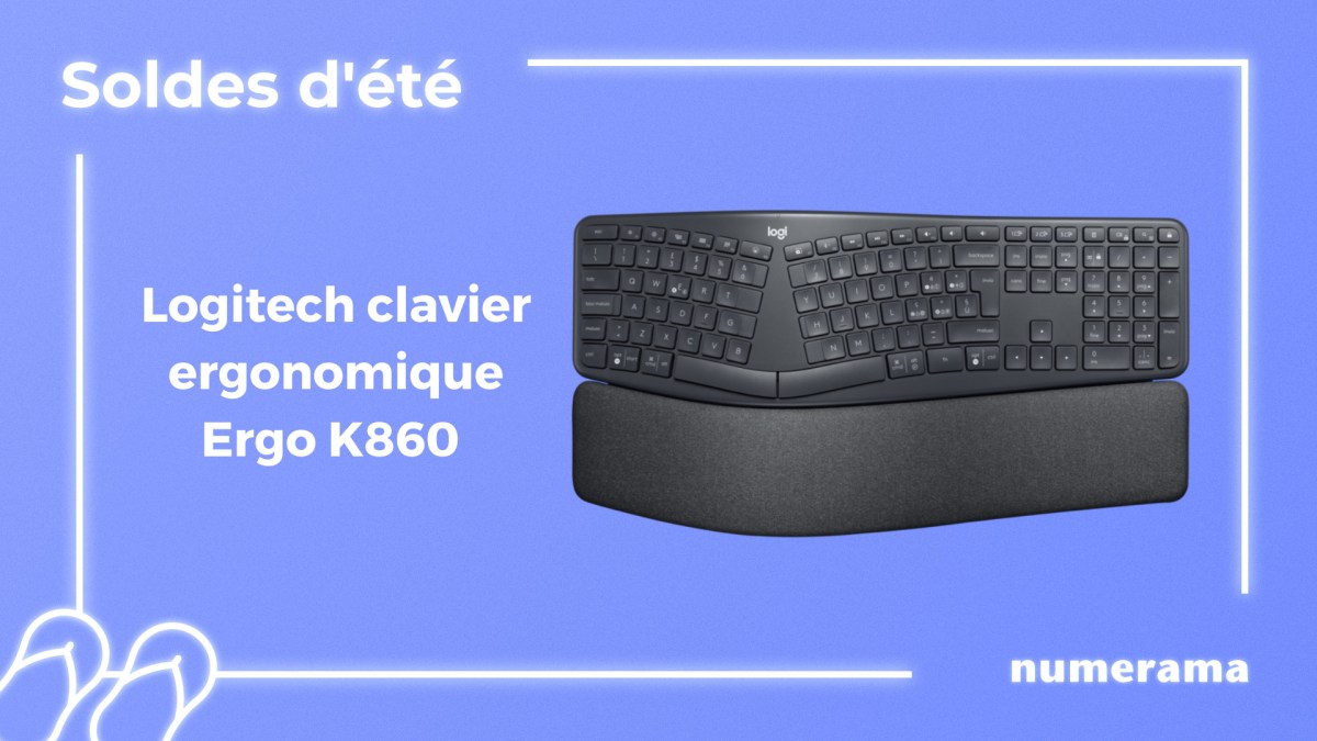 Logitech ERGO K860  // Source : Numerama