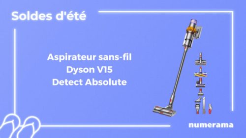 Aspirateur sans-fil Dyson V15 Detect™ Absolute // Source : Numerama