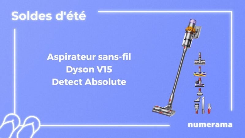 Pour les soldes, cet aspirateur de Dyson profite d’une double promotion