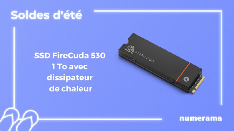 Excellent prix pour ce SSD Firecuda 1 To compatible PS5