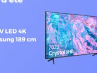 TV LED 4K 189 cm // Source : Numerama