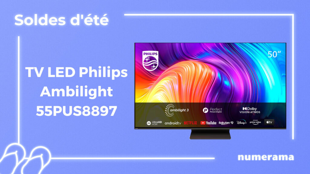 L'Ambilight apport la dose d'immersion en plus // Source : Numerama