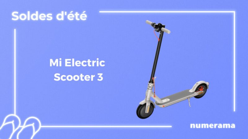 La Fnac baisse le prix de la trottinette Scooter 3 de Xiaomi pour les soldes